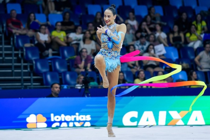 Alba Bautista, gimnasta utrillense del equipo español de rítmica: “Si no tienes un equipo que te apoye, solo no puedes llegar a nada; ellos han luchado por mí”