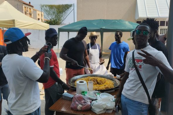 Una treintena de los inmigrantes llegados  a Mora de Rubielos hace un año están ya contratados en la zona