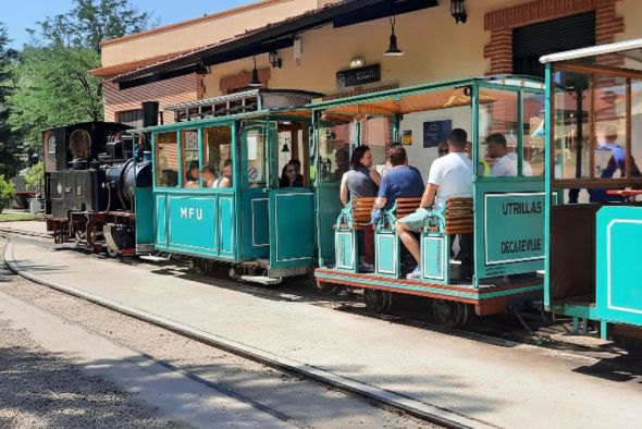 Utrillas cierra la campaña de verano con casi 2.000 usuarios del tren minero