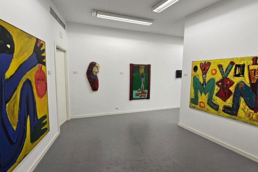 El arte de los 80, a debate en la jornada de la Fundación German López y Marián Sanz en la subsede del Museo de Teruel en Cretas