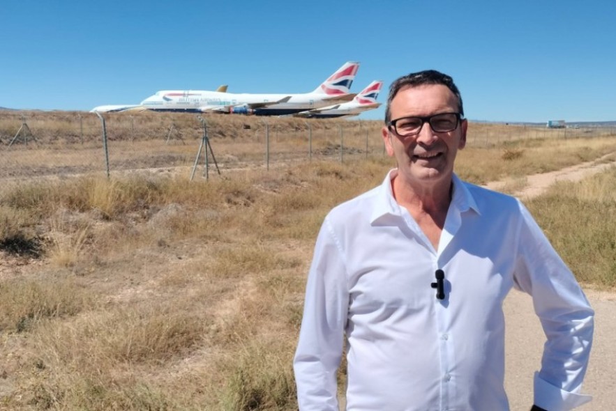 El PSOE reivindica la inversión de Defensa en el Aeropuerto de Teruel frente a la inacción del Gobierno de Azcón en la provincia