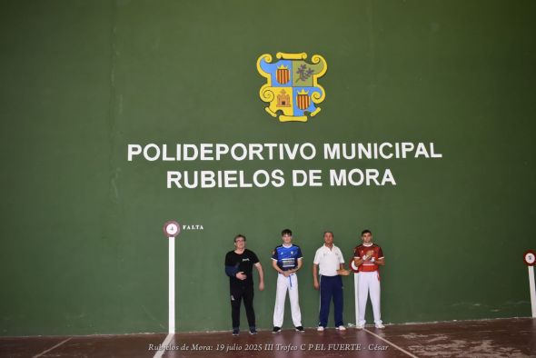 Rubielos prepara su torneo  con una veintena de parejas