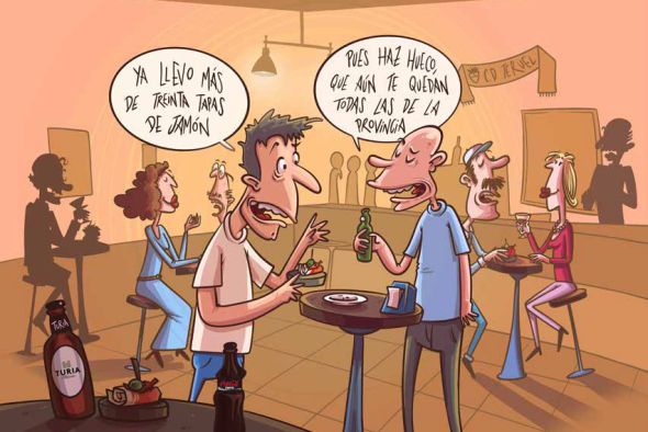El Concurso de Tapas de Jamón de Teruel hace un guiño al eclipse de sol del 12 de agosto de 2026