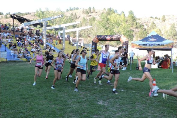El Ouahabi y Zabaleta bailan la jota del triunfo en la pedestre de Montalbán