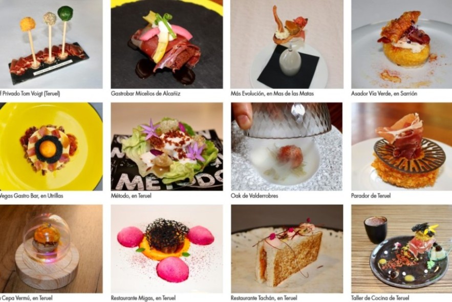 El Concurso de Tapas Jamón  de Teruel desvela sus doce finalistas