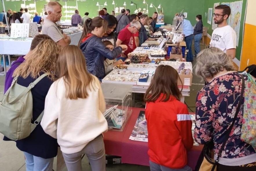 La Feria Internacional de Minerales, Gemas y Fósiles de Utrillas cierra con éxito su tercera edición