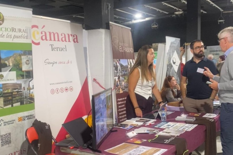 Cámara de Comercio de Teruel exhibe en Presura el proyecto de multiservicios