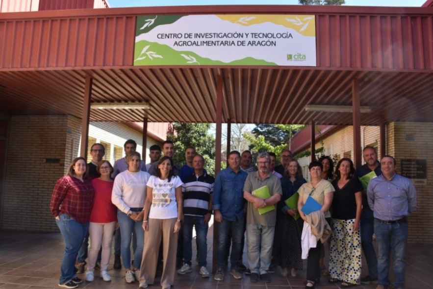Profesionales de la cadena del sector cerealista de Teruel se reúnen en el CITA para avanzar en la investigación del trigo blando