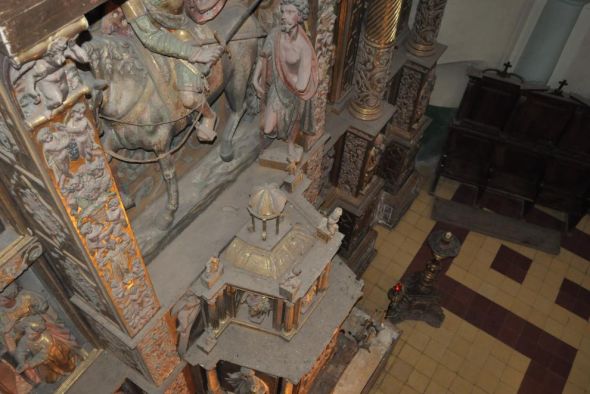 El Gobierno de Aragón adjudica  la restauración del retablo de la iglesia de San Martín del Río
