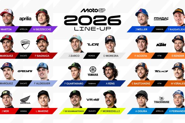 Diogo Moreira completa la parilla de 2026, con Álex Rins confirmado en las filas de Yamaha