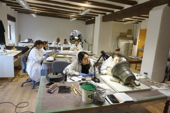 Albarracín recupera una campana del XVII que no se sabe sobre qué torre repicaba