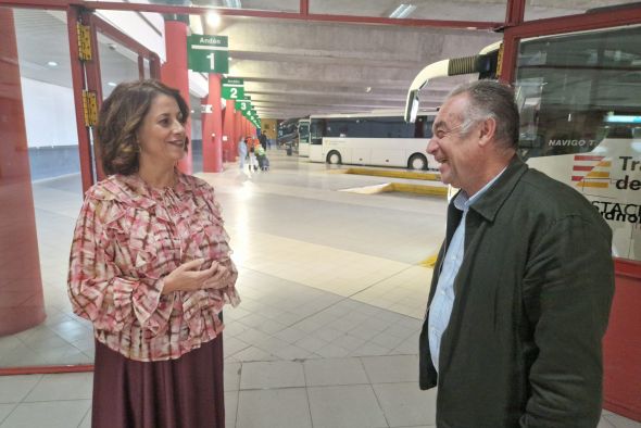 Finalizan las obras de reparación de la cubierta de la estación de autobuses de la capital turolense
