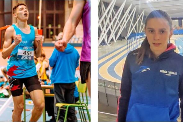 Bilal Dahaoui y Carlota Gasión reciben la llamada de Aragón para unas jornadas de tecnificación