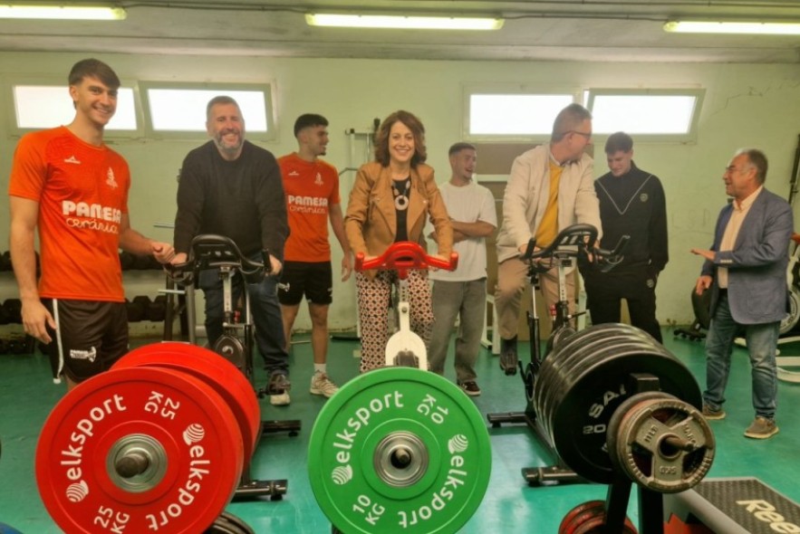 El Ayuntamiento de Teruel equipa con nuevo material de alto rendimiento el gimnasio del pabellón Los Planos