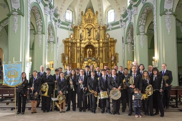 La Asociación Musical Gaspar Sanz de Calanda celebra su cuarenta cumpleaños
