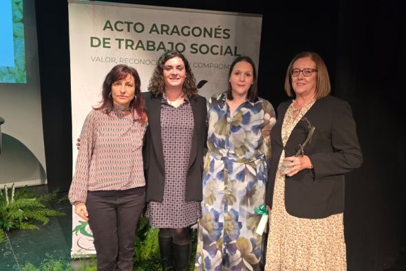 El Colegio de Trabajo Social ensalza en Alcañiz su implicación con la ciudadanía