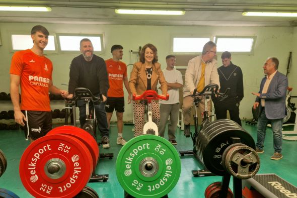 Nuevo material de alto rendimiento en el gimnasio del pabellón Los Planos