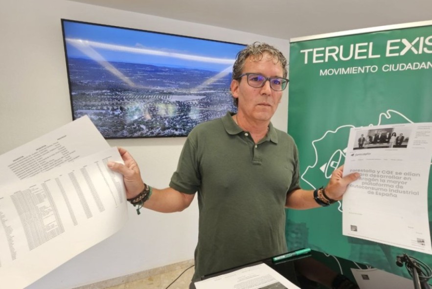 Teruel Existe denuncia que Forestalia vende sus proyectos caducados en el Matarraña usando la Ley de Energía en Aragón, recurrida por inconstitucional