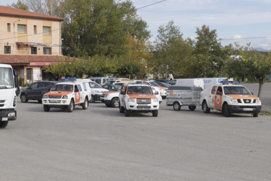 Protección Civil destaca la labor de los voluntarios de Gúdar Javalambre en el Centro de Recepción de Medios en la dana