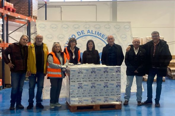 Luciopercas eleva a 2.886 litros los lácteos para el Banco de Alimentos