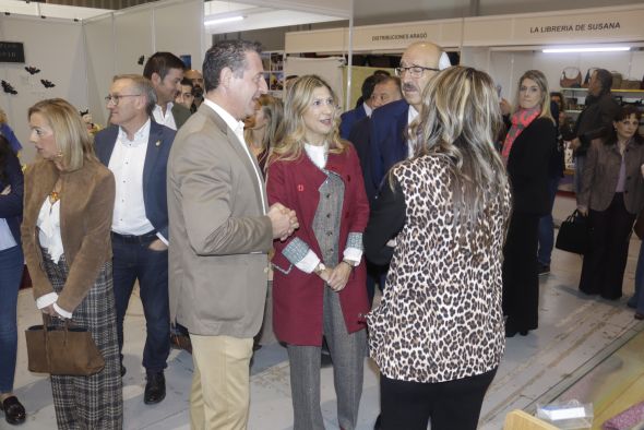 Mar Vaquero destaca el compromiso del Ejecutivo aragonés con la Institución Ferial de Calamocha