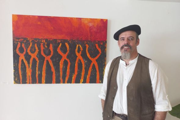 David Castillo reflexiona sobre forja con la muestra de pintura ‘Hefesto’