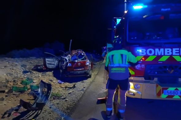 Dos heridos en un accidente entre Nogueruelas y Linares de Mora