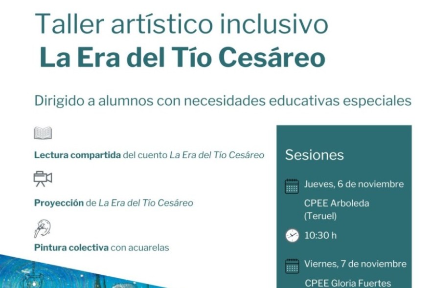 El arte se adentra en las aulas de educación especial de Teruel y Andorra con el impulso del IET
