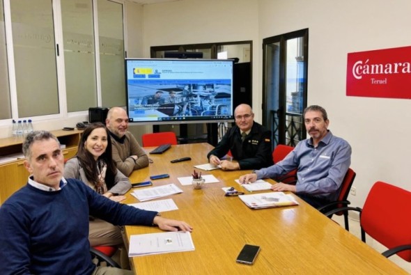 La Cámara de Comercio y la Subdelegación de Defensa en Teruel renuevan su colaboración