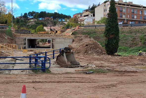 El acceso a Teruel por la entrada del Jorgito estará acabado en un máximo de 15 días