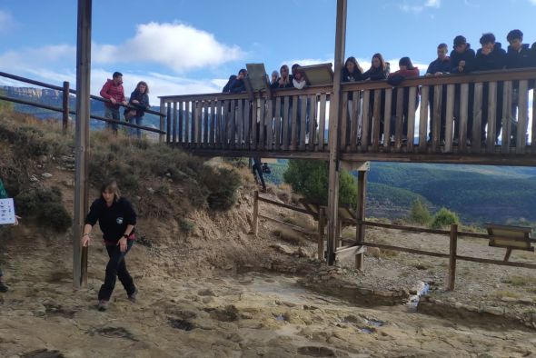 Los yacimientos paleontológicos de  El Castellar se convierten en un aula