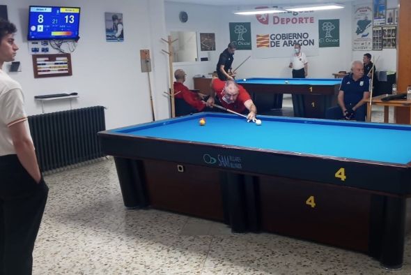 El Club Billar Casino Teruel se impone al Casablanca en la liga de clubes