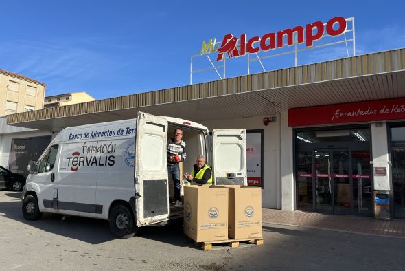 El Banco de Alimentos de Teruel recoge 3.200 kilos en la Gran Recogida