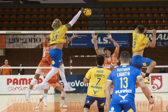 Pamesa Teruel cae ante Maccabi de Tel Aviv (1-3) en el primer partido del primer cruce de la Challenge Cup