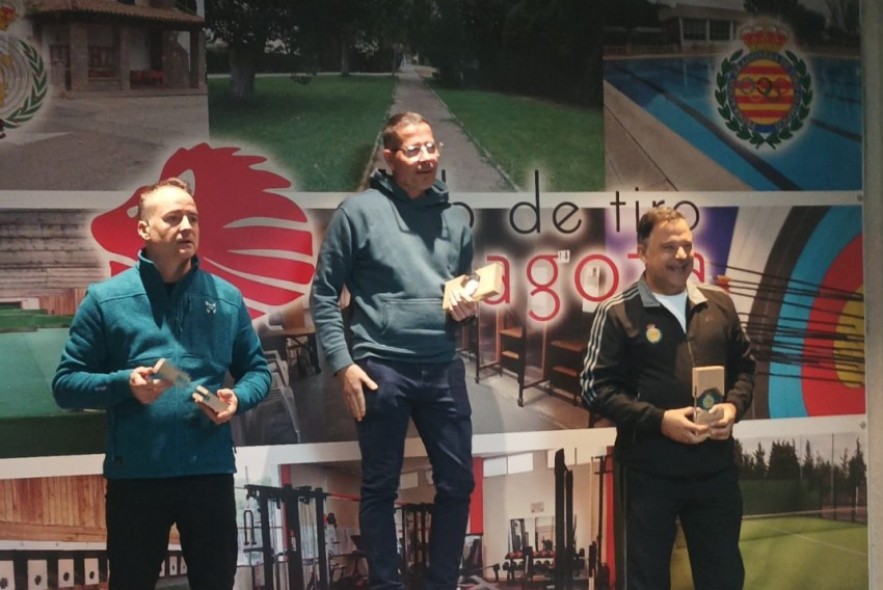Color turolense en el podio del Campeonato de Aragón de Tiro con una gran actuación del Club Aguanaces