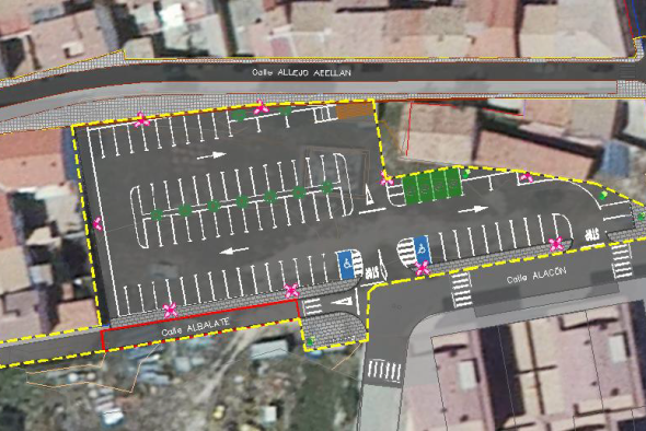 El Ayuntamiento de Andorra acondicionará 74 plazas de aparcamiento en Los Hortales