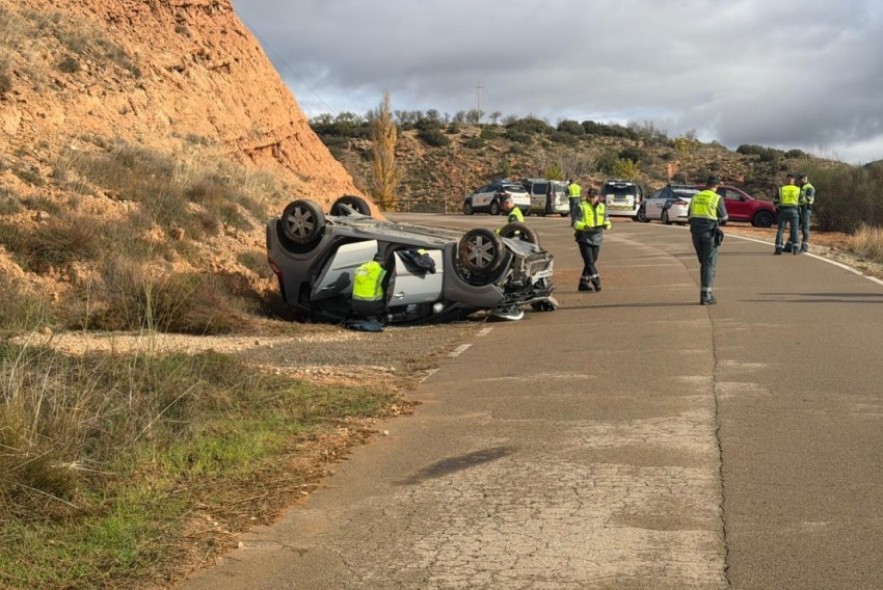 Muere un hombre de 56 años en una accidente de tráfico en Libros