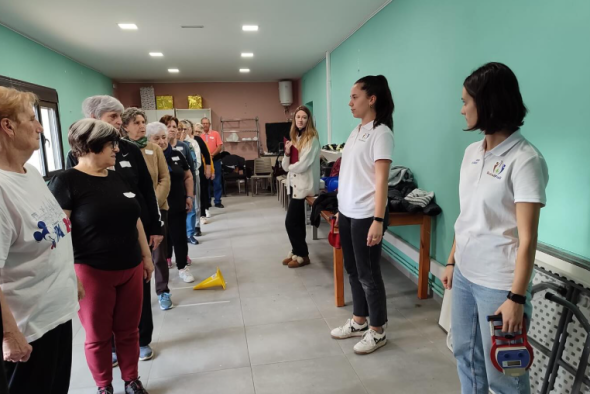 El proyecto Rural Frail incentiva el ejercicio y el bienestar entre los mayores del Bajo Martín