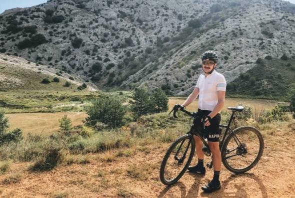 Daniel Gómez, consultor de ciclismo y creador de la ruta de ‘bikepacking’ La Corraliza: “La idea es pasar por todos  los sitios interesantes a nivel cultural y paisajístico de la zona”