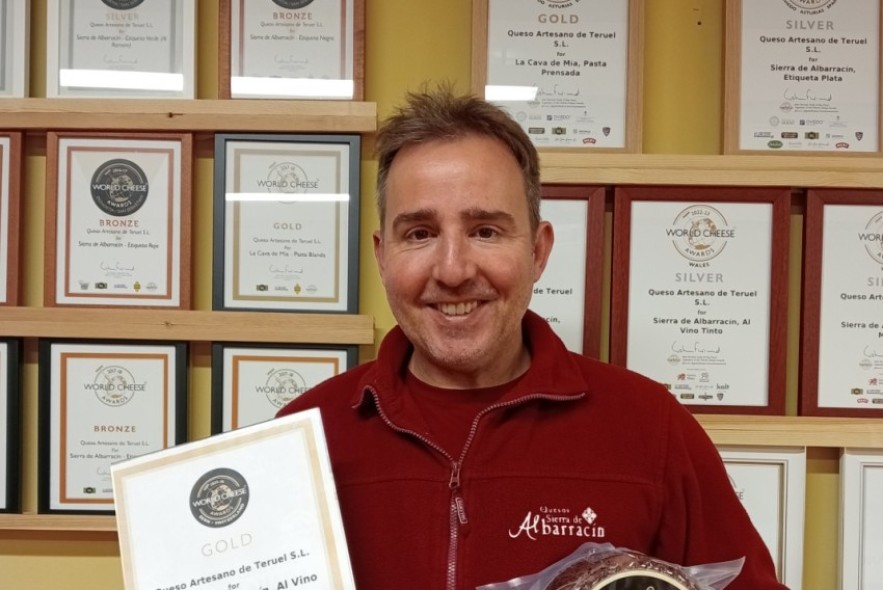 Quesos Sierra de Albarracín regresa de los World Cheese Awards con siete medallas