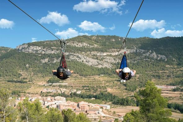 El Matarraña reimpulsa la licitación para la tirolina de Fuentespalda tras quedar desierta