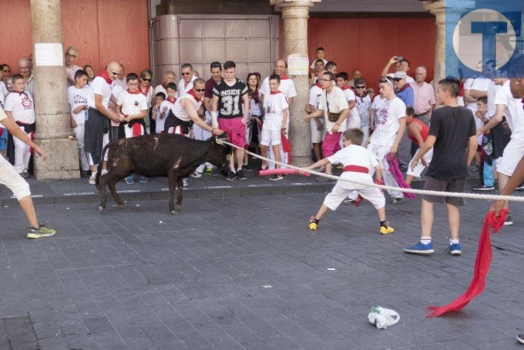 La vaquillas ensogadas de la mañana contribuyen a mantener viva la tradición turolense