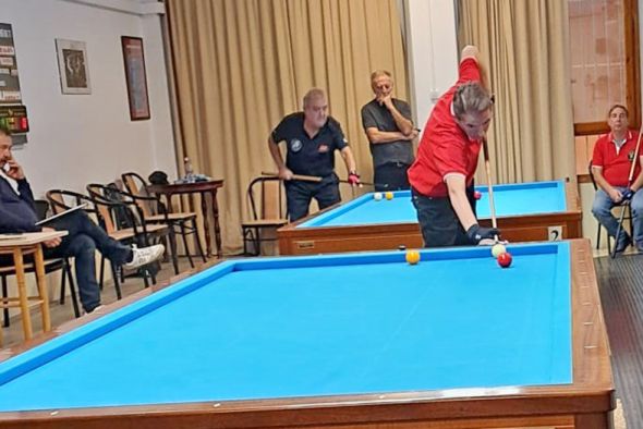 Club Billar Casino Teruel sigue firme en casa y vence a El Olivar B