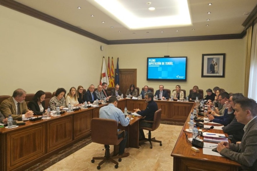 El pleno de la Diputación Provincial de Teruel aprueba el presupuesto para 2026 de más de 101 millones de euros
