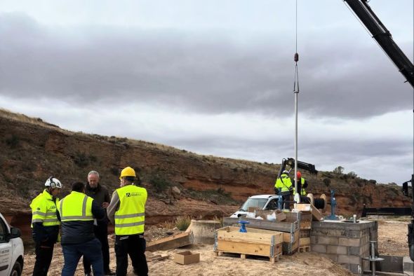 Vinaceite y Azaila encaran la recta final de la reparación hídrica tras la riada