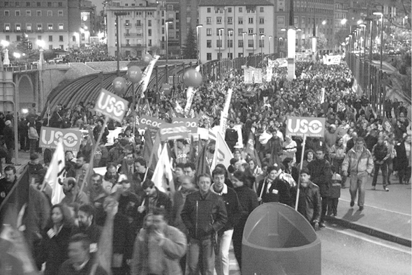 Hace un cuarto de siglo que Teruel protagonizó la mayor movilización de su historia