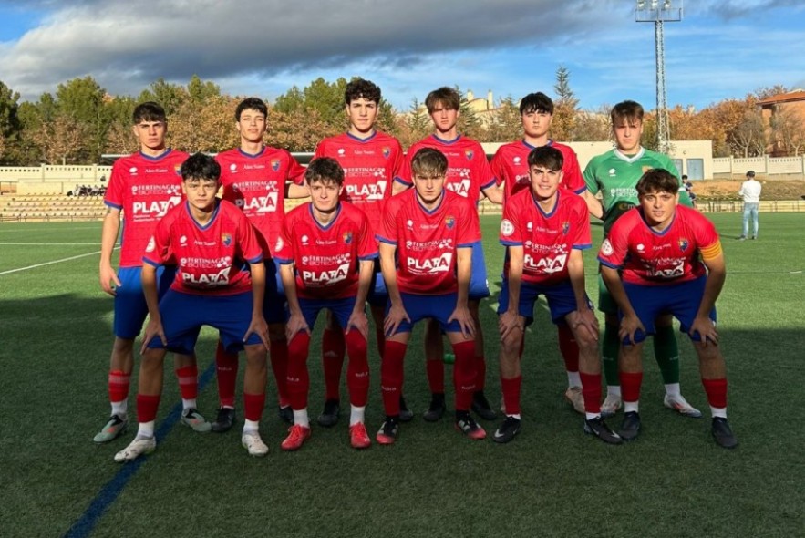 El CD Teruel juvenil frena la racha de triunfos del líder Monzón