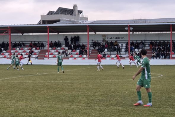 El Calamocha roza la victoria ante el Cuarte (1-1) y otra vez comparte liderato en Tercera