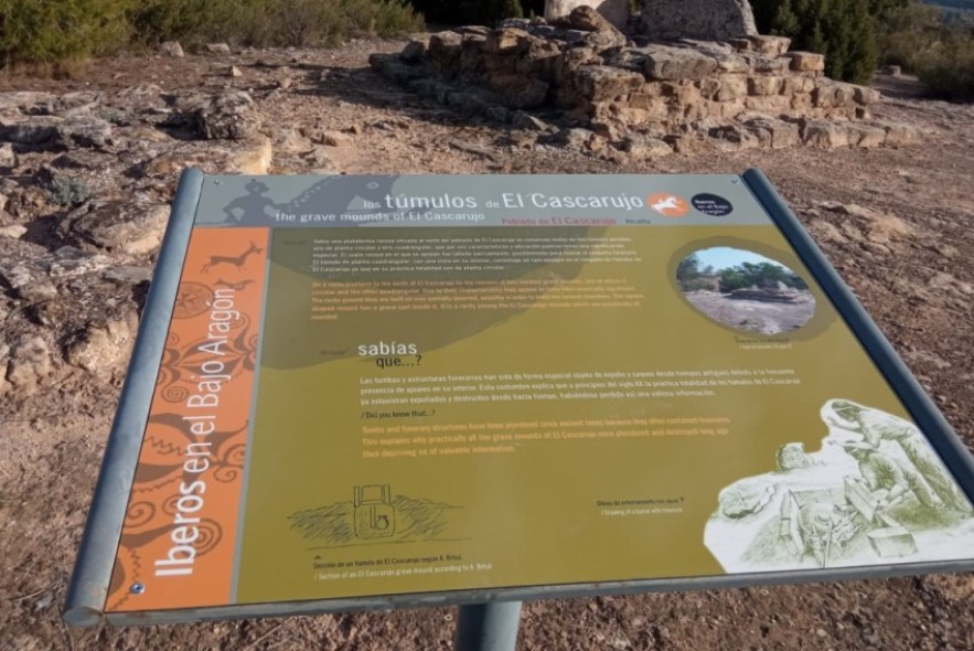La Ruta Íberos en el Bajo Aragón renueva 49 elementos informativos