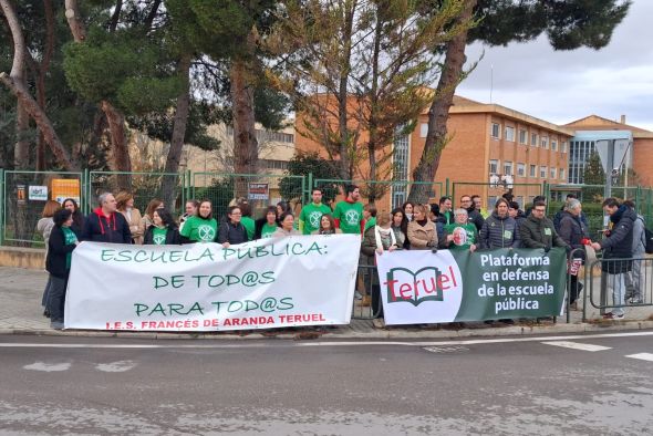 La comunidad educativa de Teruel demanda mejoras para la enseñanza pública